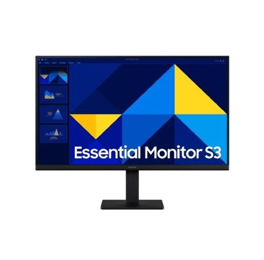 Monitor - 24" Samsung Essential S3 S24D304GAU - 1920x1080 (FHD) - 100Hz - IPS - LS24D304GAUXEN