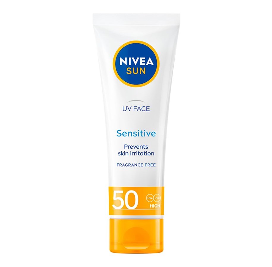 Gesichtspflege - Nivea UV Gesicht Sensitiv LSF50 50ml - 4005900601902