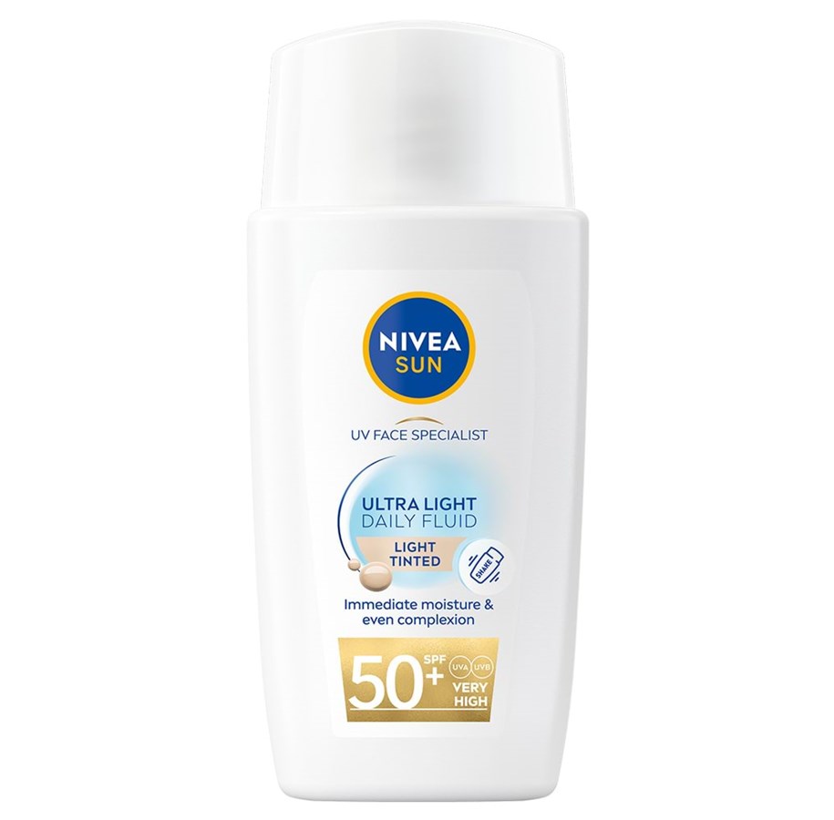 Gesichtspflege - Nivea Daily Fluid Light Tinted SPF 50+ 40ml - 4006000171159