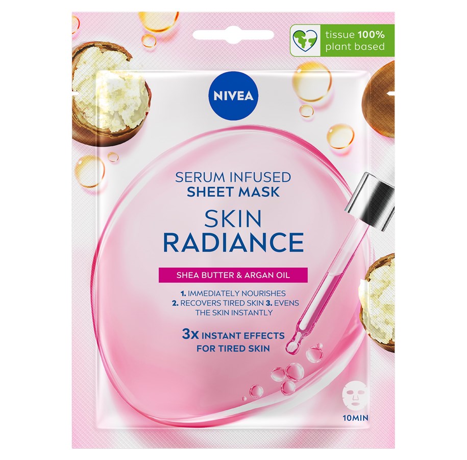 Gesichtspflege - Nivea Urban Skin Radiance Sheet Mask 1 Stück - 4005900623553