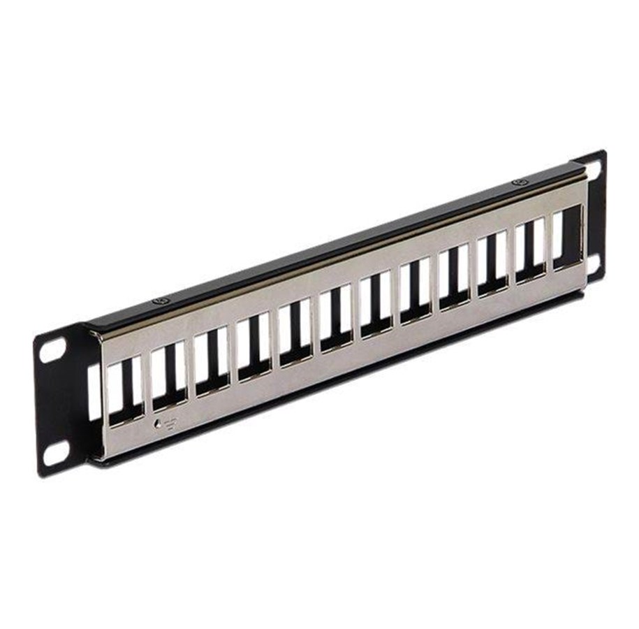 Netzwerkzubehör - DeLOCK Keystone Patch Panel - 12 Ports - 43326