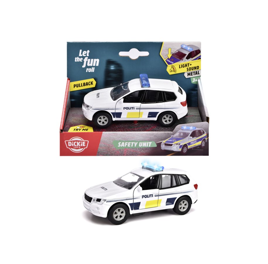Spielzeugauto - Dickie Safety Unit - Police - Danish - 203712011SD1