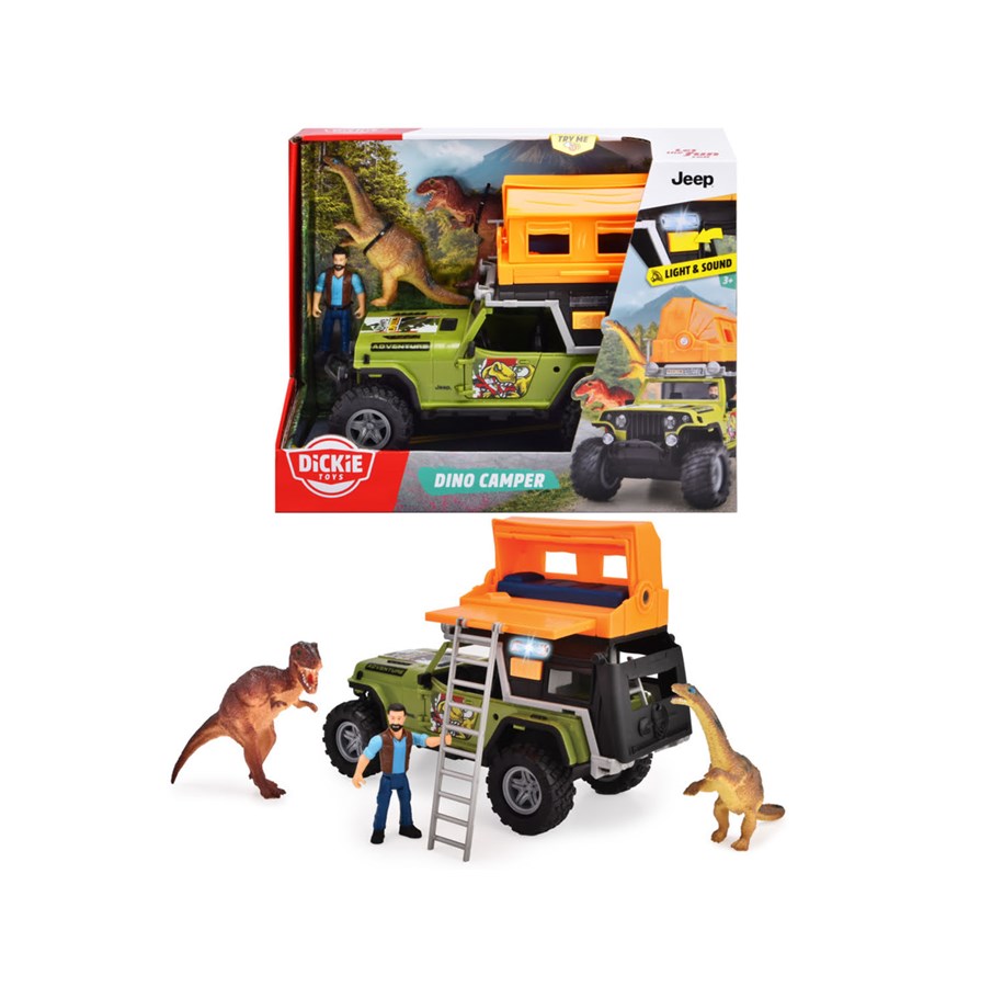 Spielzeugauto - Dickie Dino Camper Try Me - 203834011