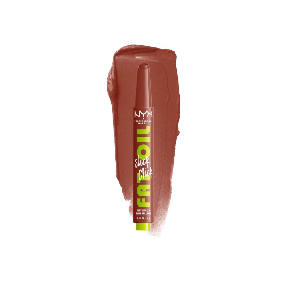 Make-Up - NYX Professional Makeup Fat Oil Slick Click - shiny lip balm - link in my bio (warm nude) (05) - high shine - K5808700