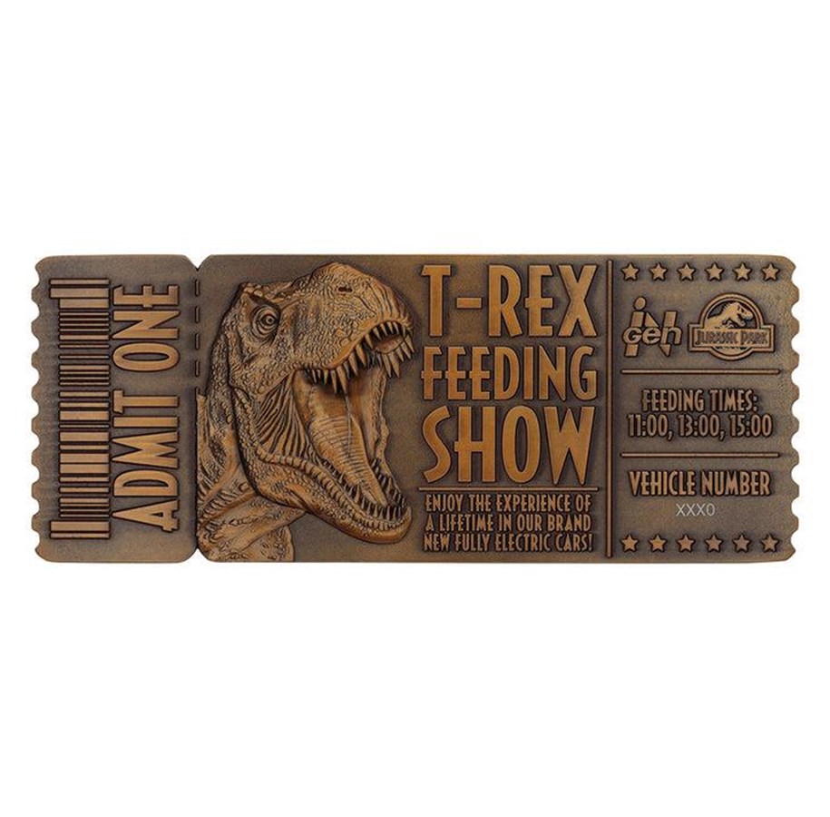 Merchandise - FaNaTtik - Jurassic Park Feeding Show Ticket - UV-JP136