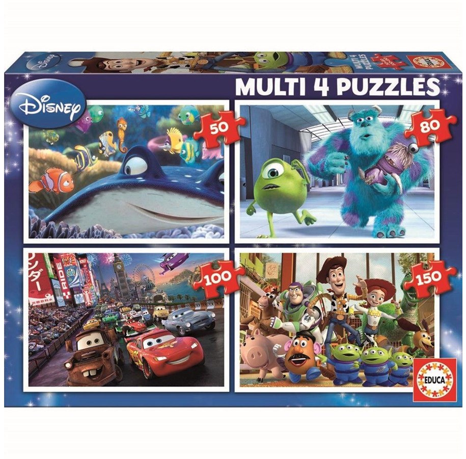 Puzzle - Educa 50-80-100-150 Pixar - 80-15615