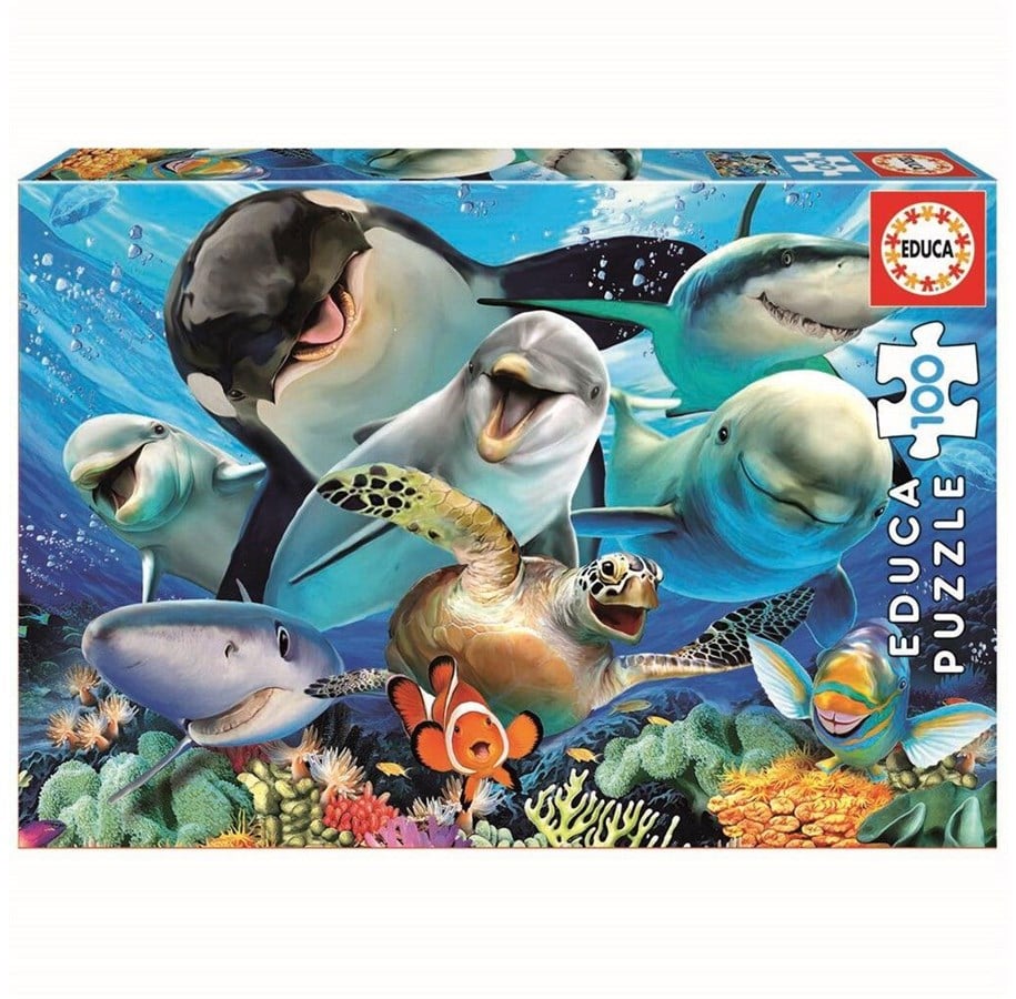 Puzzle - Educa 100 Underwater Selfie - 80-18063