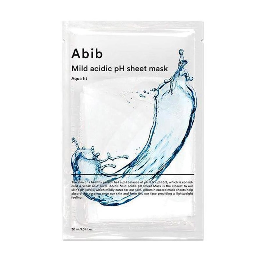Gesichtspflege - ABIB Mild Acidic pH Sheet Mask Aqua Fit 1 stk./30 ml - 8809030733368