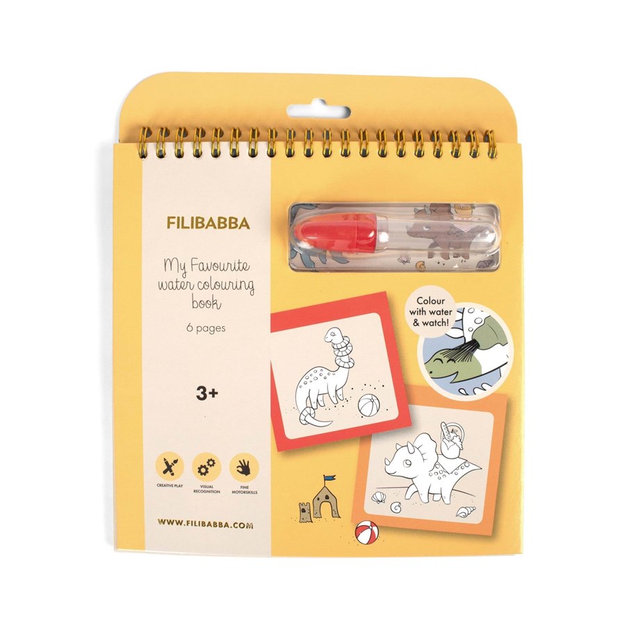Baby Spielzeug - Filibabba My favourite water colouring book - Dinos - FI-03583