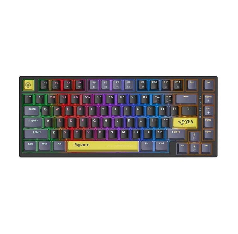 Tastaturen - ONIKUMA Mechanical Keyboard G52 - Gaming Tastatur - 75% - Englisch (US) - Schwarz - G52 Wired Black