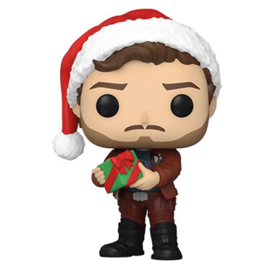 Merchandise - Funko! - Pop! Guardians of the Galaxy Star-Lord XMas 10cm - Figur - 133833