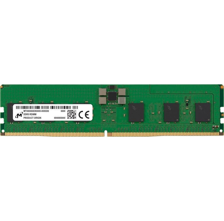 Arbeitsspeicher (RAM) - Crucial Micron DDR5-6400 Registriert/ECC - 64GB - CL52 - Single Channel (1 pcs) - Grün - MTC40F2046S1RC64BD2R