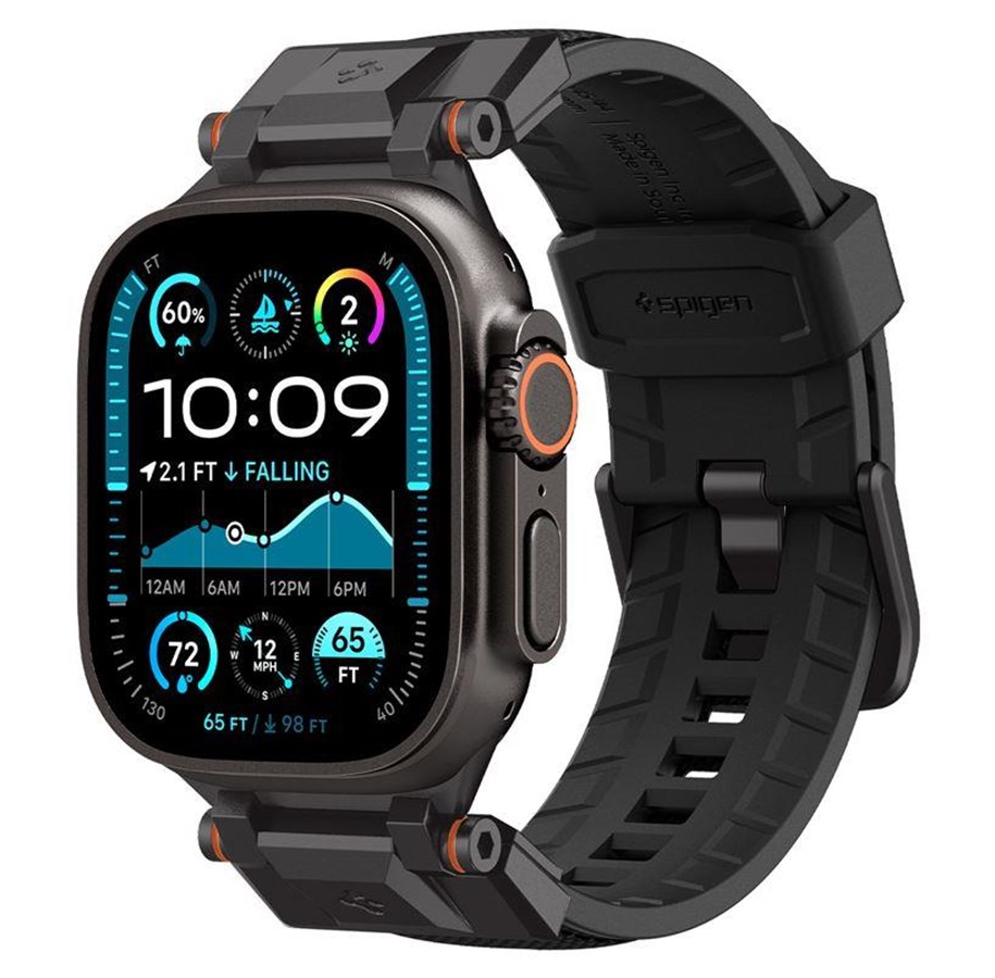 Smartwatch - Accessories - Spigen DuraPro Armor - black edition - Apple Watch 49mm/46mm/45mm/44mm - AMP09229