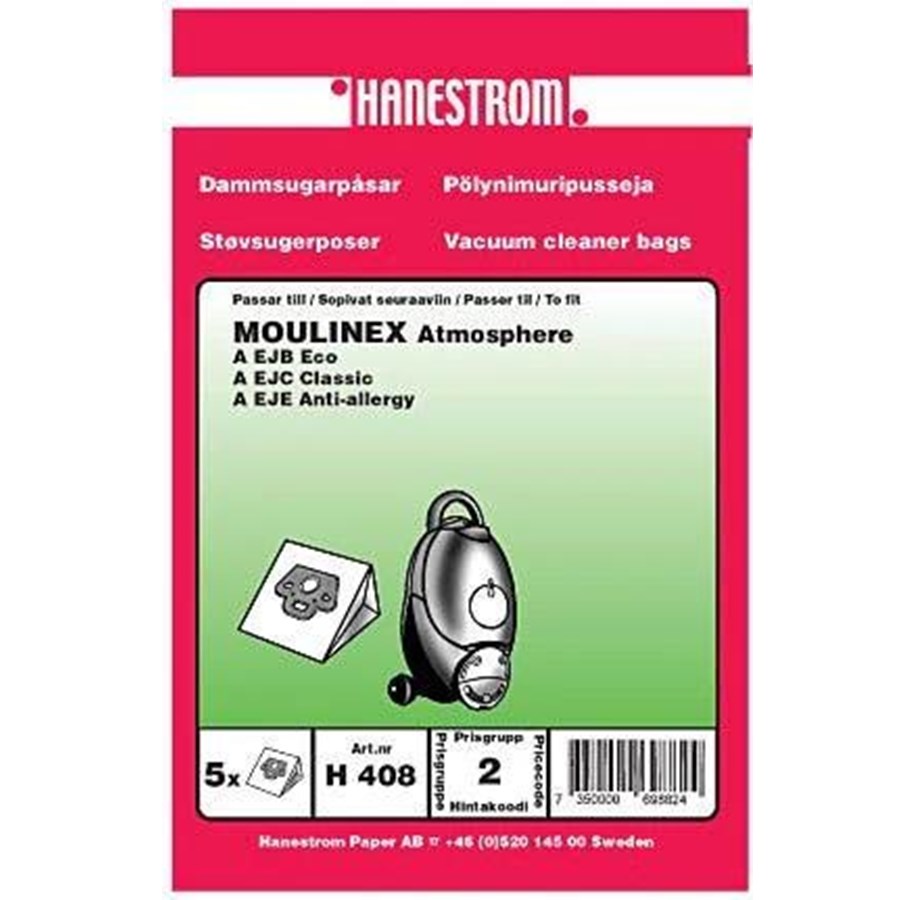 Staubsaugerbeutel - hanestroem Vacuum Cleaner Bags - 5 pcs - H408