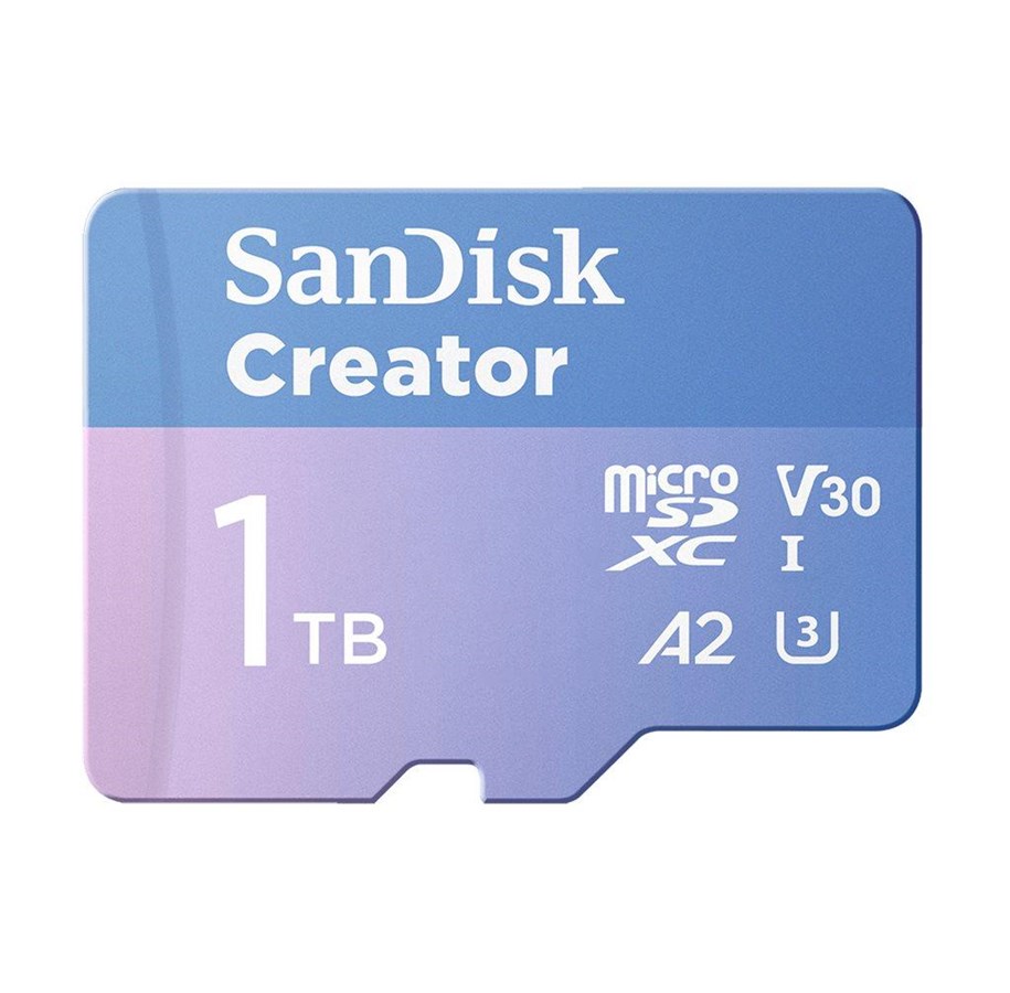 Speicherkarten - SANDISK Creator MicroSD/SD - 190MB/s - 1TB - SDSQXAV-1T00-GN6MS