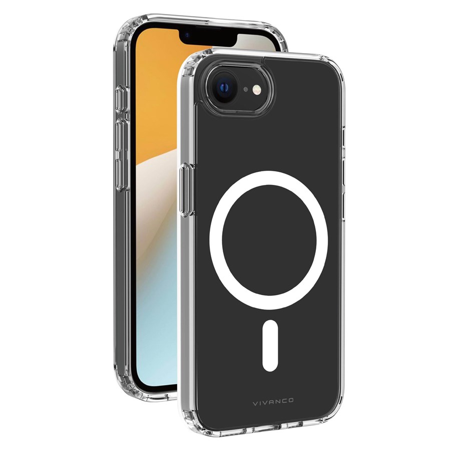 Handys - Cover & Cases - Vivanco Mag Clear Cover Apple iPhone 16e Clear - 64531