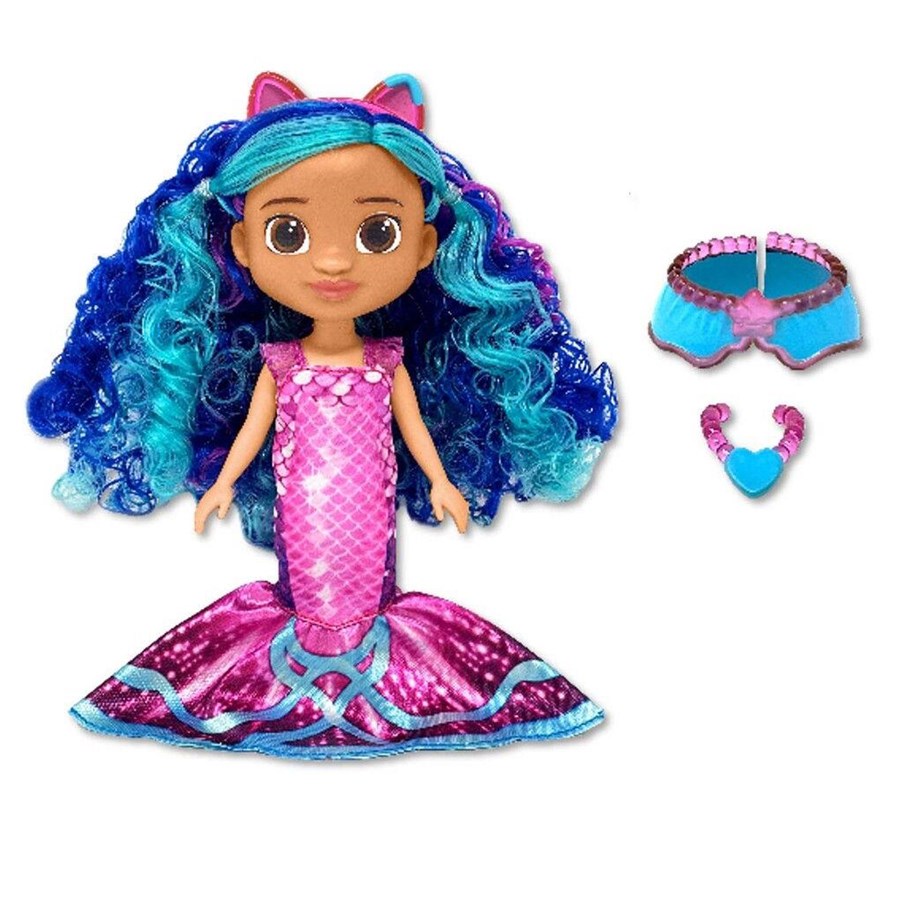 Dolls & Accessories - Gabby's Dollhouse Gabby's Movie Small Doll 15 cm - Aquarium - 6074331