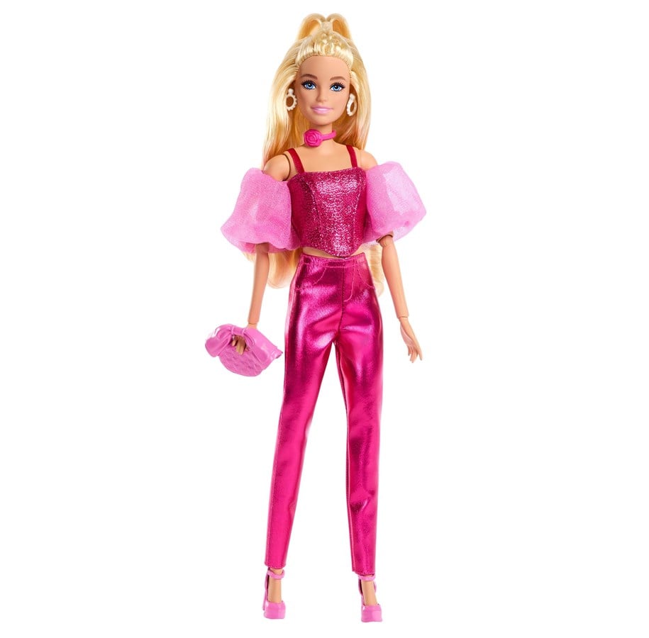 Dolls & Accessories - Barbie Deluxe Style Pink Corset Blone Doll - JFP40