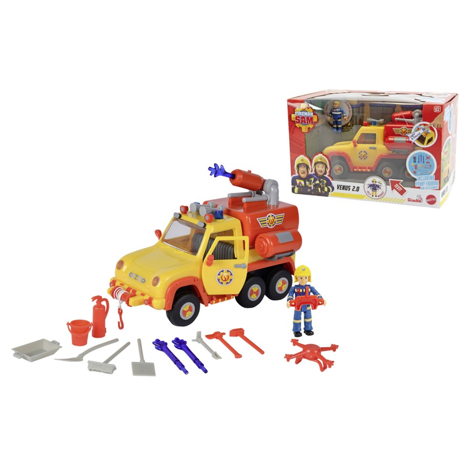 Figuren - Brandmand Sam Sam Fire Engine Venus 2.0 incl. Figurine - 109251094038