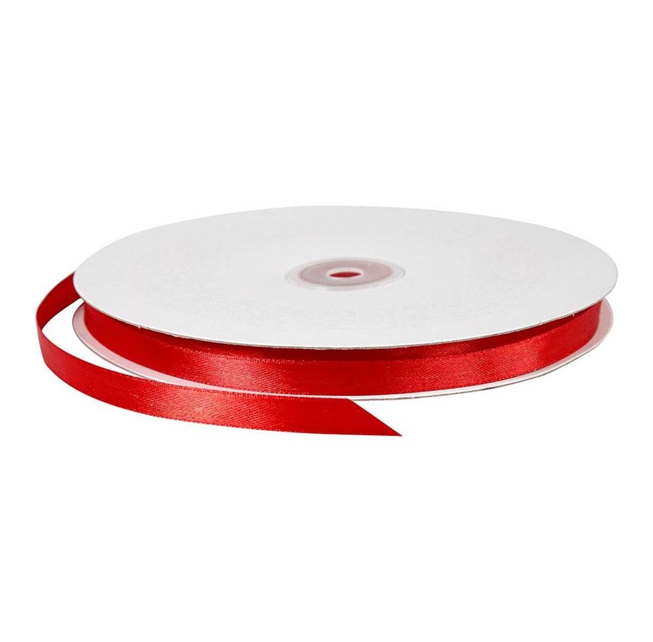 Hobby-Zubehör - Creativ Company - Satin ribbon Red 100m - 51371