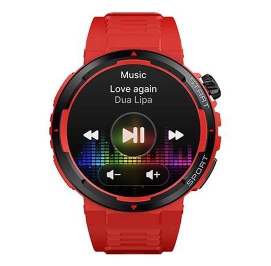 Smartwatches, Pulsuhren, Sportuhren & Schrittzähler - Zeblaze Ares 3 Plus Smartwatch - Red - Ares 3 Plus Red