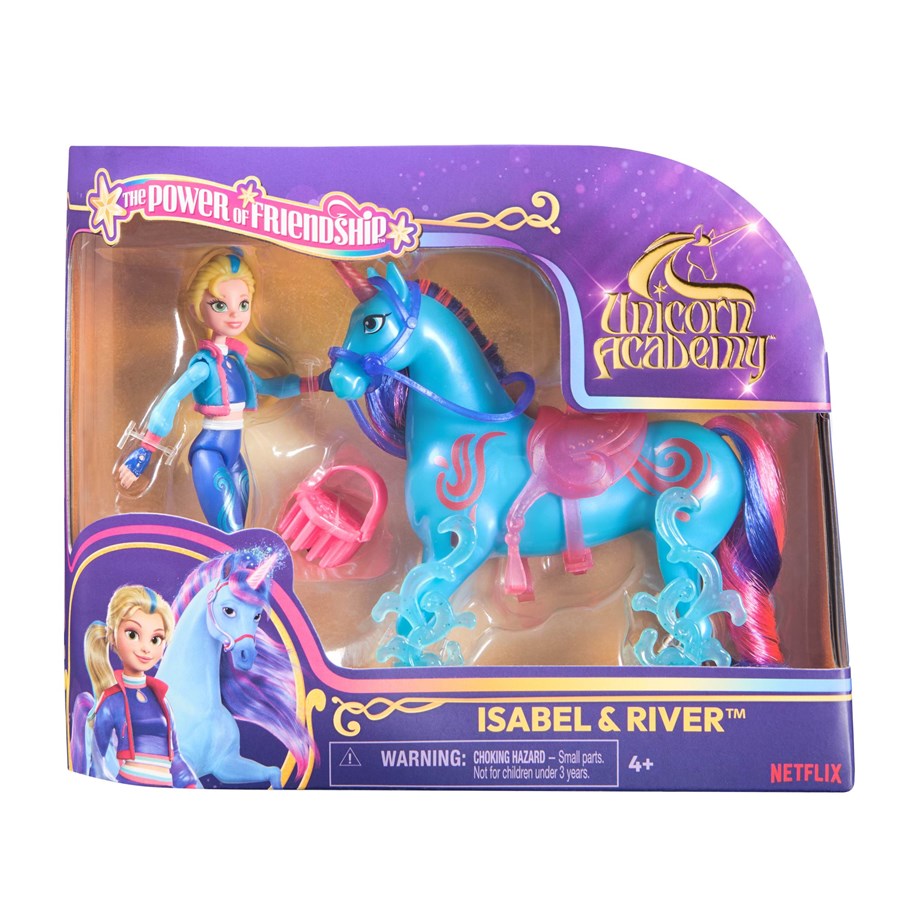 Dolls & Accessories - Unicorn Academy Doll & Unicorn V2 - Isabel & River - 6072676