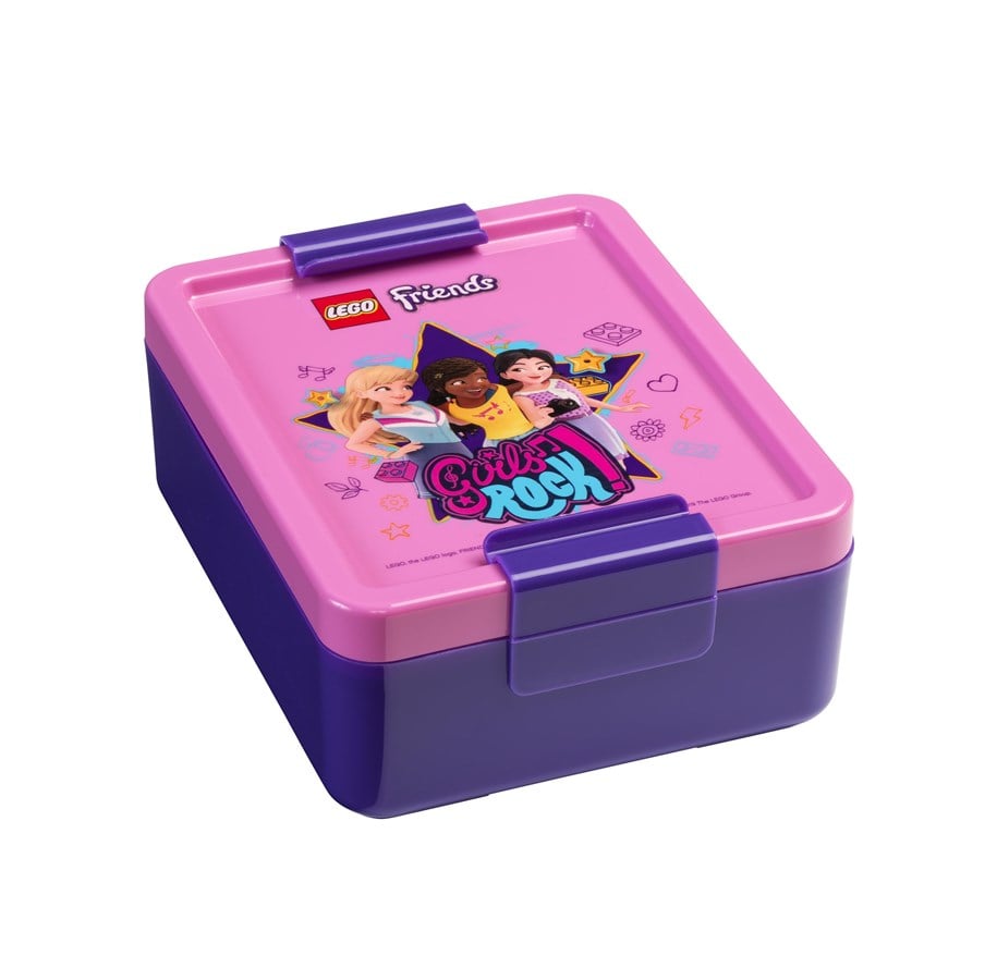 Hobby-Zubehör - Euromic LEGO® Lunch box w/divider - Friends - 401508762-40521734