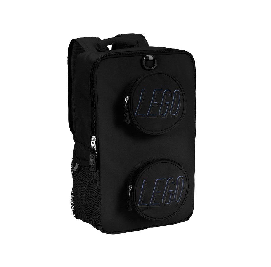 Hobby-Zubehör - Euromic LEGO® BRICK backpack BLACK 40x25x15 cm 15 L - 4011090-BP0960-100BI