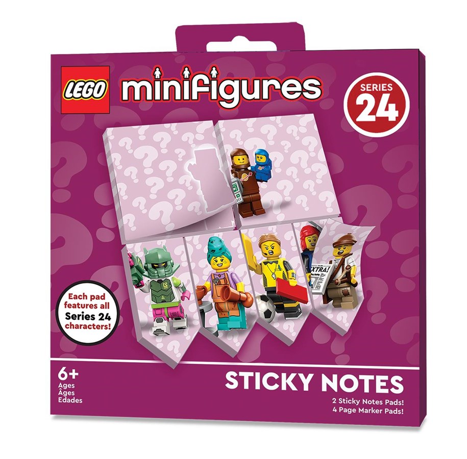 Hobby-Zubehör - Euromic LEGO® Minifigures™ Sticky Notes Series 24 - 4006015-53477