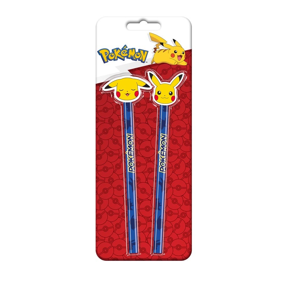 Schul-Zubehör - Pokemon Pencils 2-Pack with Eraser - 161707002
