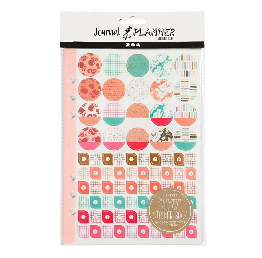 Hobby-Zubehör - Creativ Company - Sticker book Watercolor A5 for Planner 578pcs. - 192657