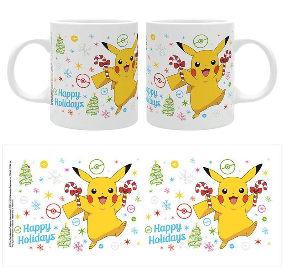 Merchandise - ABYstyle - POKEMON Mug Pikachu Christmas - Becher - TGGMUG264