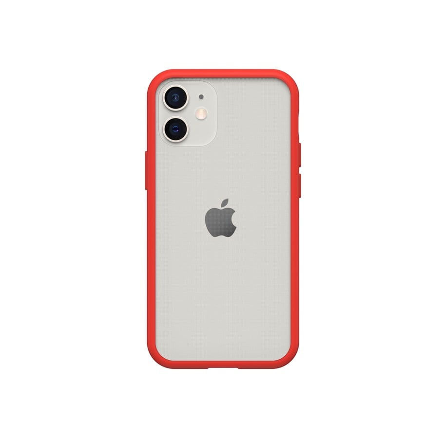Handys - Cover & Cases - OtterBox React Apple iPhone 12 mini Power Red- clear/red - ProPack - 77-81058