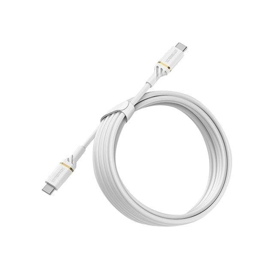 USB Kabel - OtterBox Cable USB C-C 3M USB-PD White - 78-52674
