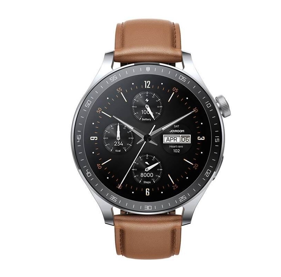 Smartwatches, Pulsuhren, Sportuhren & Schrittzähler - Joyroom Classic Series JR-FC2 Pro Smartwatch with Call Answering Function - Silver - JR-FC2 Pro Slvr