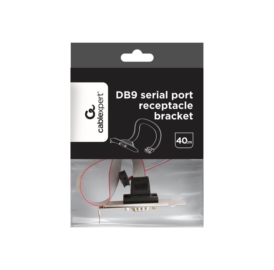 Parallele / Serielle Kabel - Gembird CC-DB9ML-01 - serial panel - DB-9 to 10 PIN IDC - 40 cm - CC-DB9ML-01
