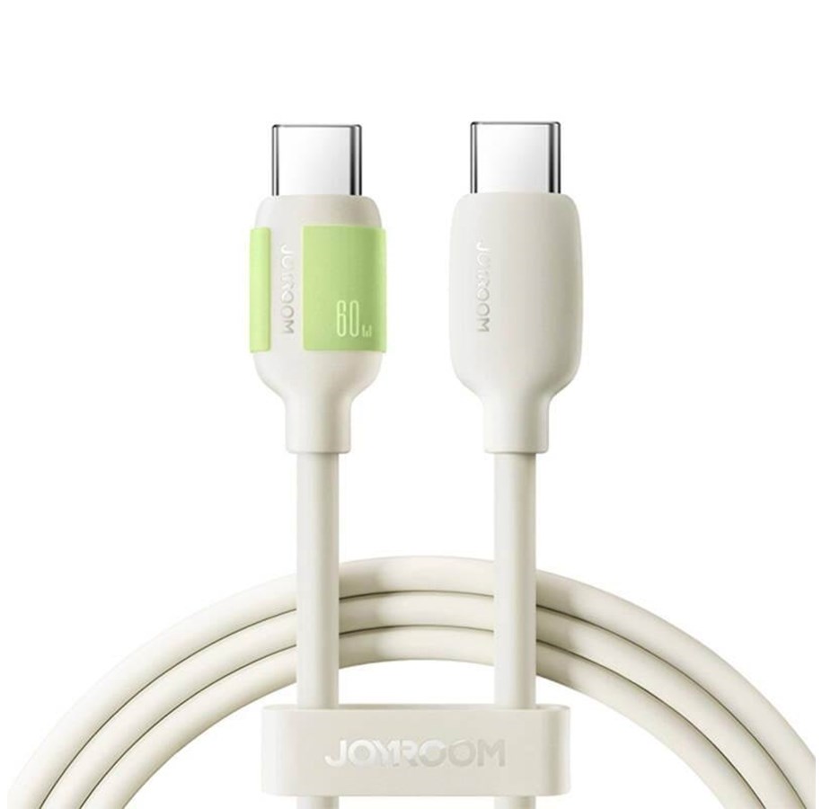 USB Kabel - Joyroom USB-C <-> USB-C - 30W - Beige - S-A53 2m C-C