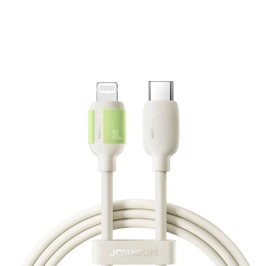 USB Kabel - Joyroom USB-C <-> Lightning - 30W - Beige - S-A53 2m C-L
