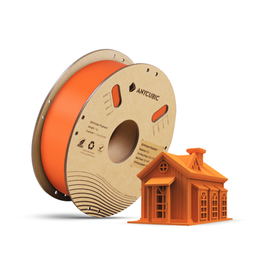 Filament - 3D Drucker - ANYCUBIC PLA Basic 1.75 mm 1 KG Orange - AHPLVO-103