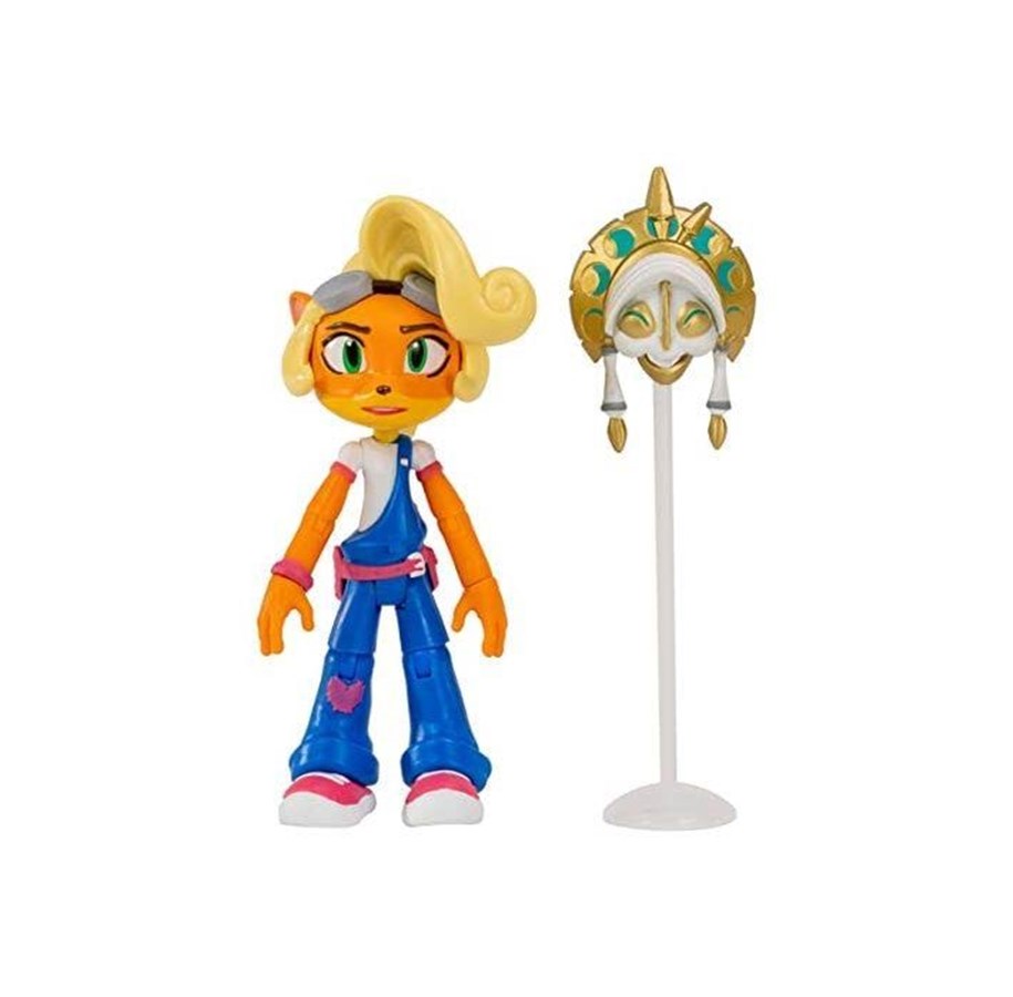 Merchandise - Bandai Namco - Crash Bandicoot - Coco With Kapunawa Mask & Stand - Figur - 3701405812140