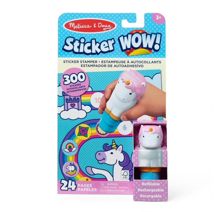 Kreativ-Spiele - Melissa & Doug Sticker WOW! Unicorn - 32013