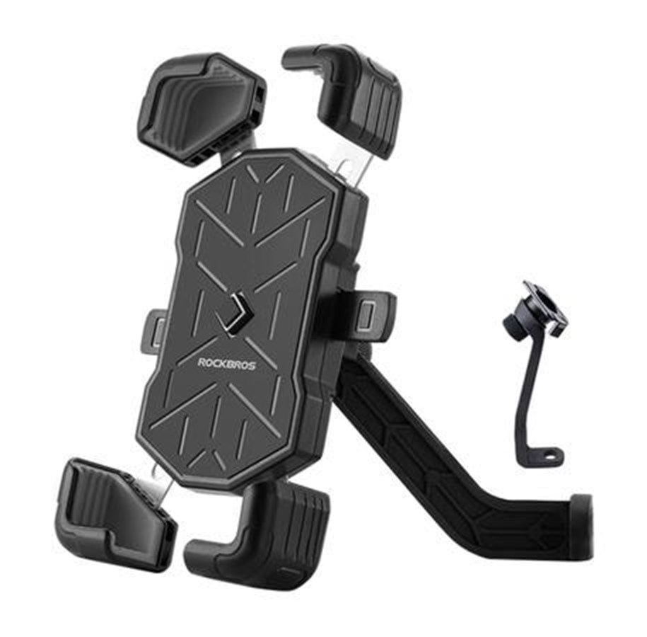 Fahrrad-Zubehör - Rockbros Bicycle Phone Holder (Black-Gray) - 25210030002