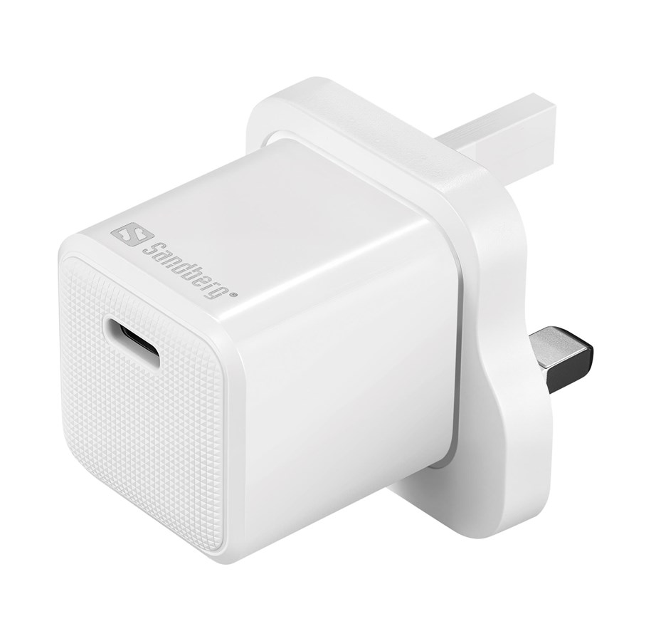 Handys - Adapter und Ladegeräte - Sandberg 20W USB-C Charger (UK Plug) - 441-65