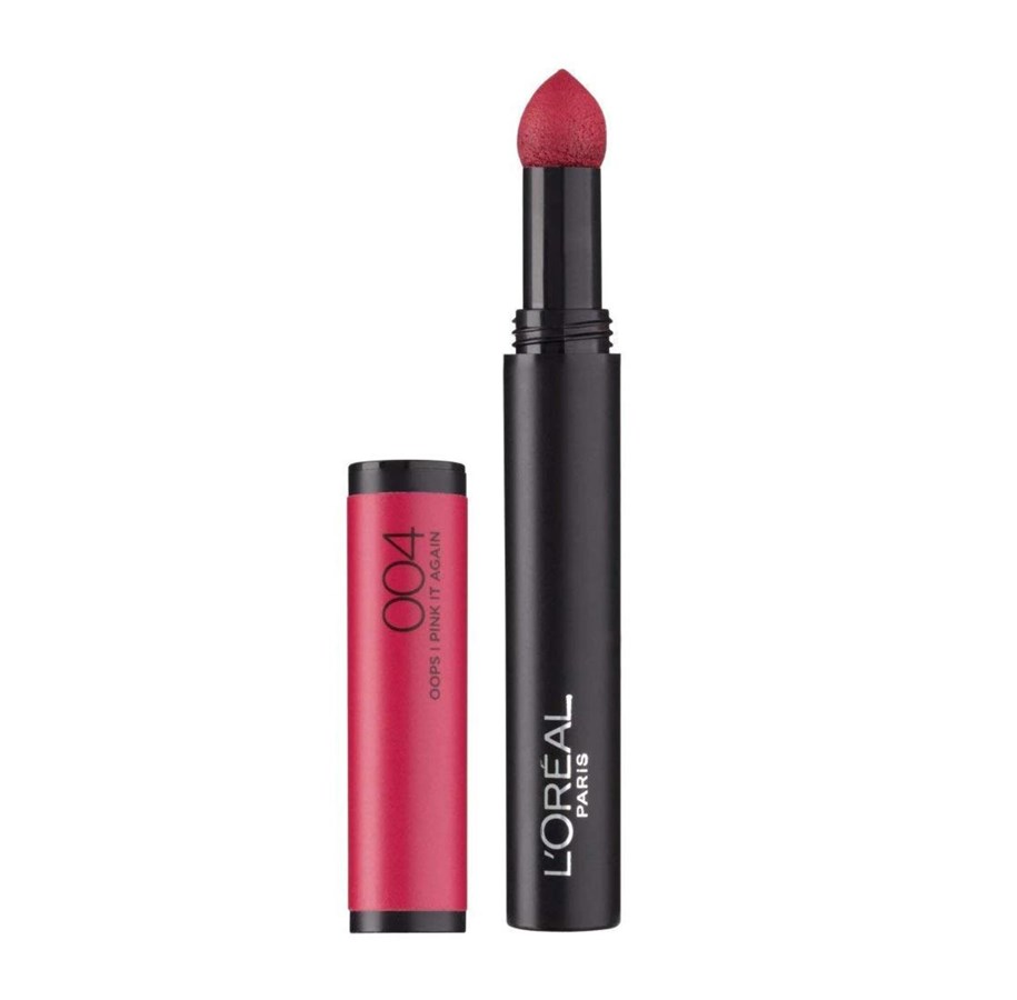 Make-Up - L'Oréal Paris Infallible Matte Max, Liquid Lipstick, 004, Oops I Pink It Again Pink, 11 g - 3600522869337
