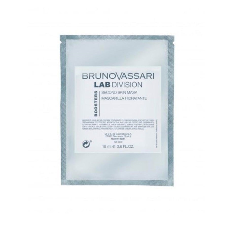 Gesichtspflege - Bruno Vassari Set  Lab Division Hyaluronic Acid, Hydra-Nourishing, Peel-Off Mask, For Face, 5 pcs, 18 ml - 8432666023390
