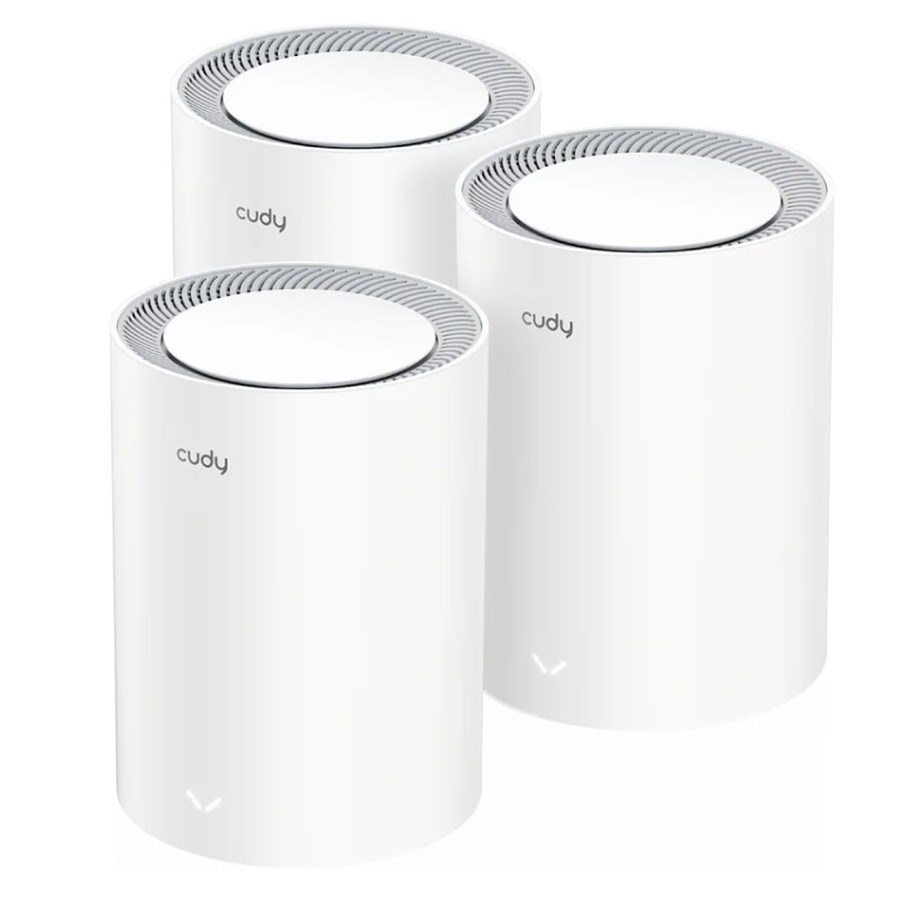 Wlan Router - Cudy BE3600 Gigabit Mesh Wi-Fi 7 System (3-Pack) - Mesh router 802.11a/b/g/n/ac/ax/be (Wi-Fi 7) - M3600(3-Pack)