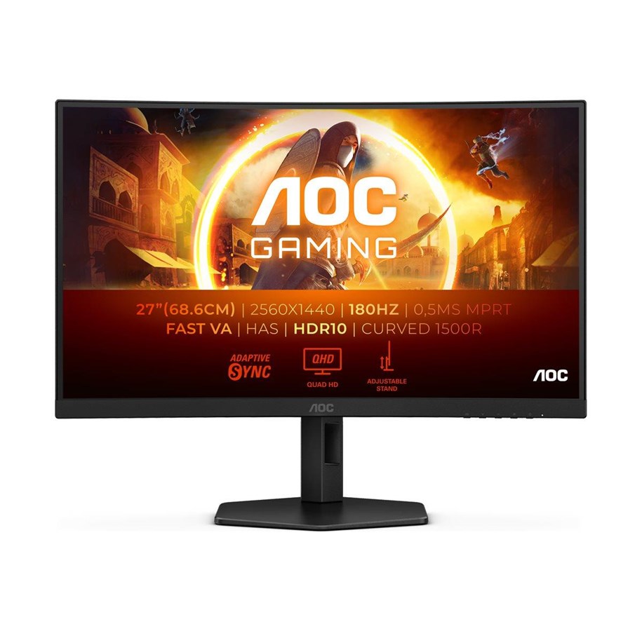 Monitor - 27" AOC G4 Series CQ27G4X - 2560x1440 (QHD) - 180Hz - VA - CQ27G4X