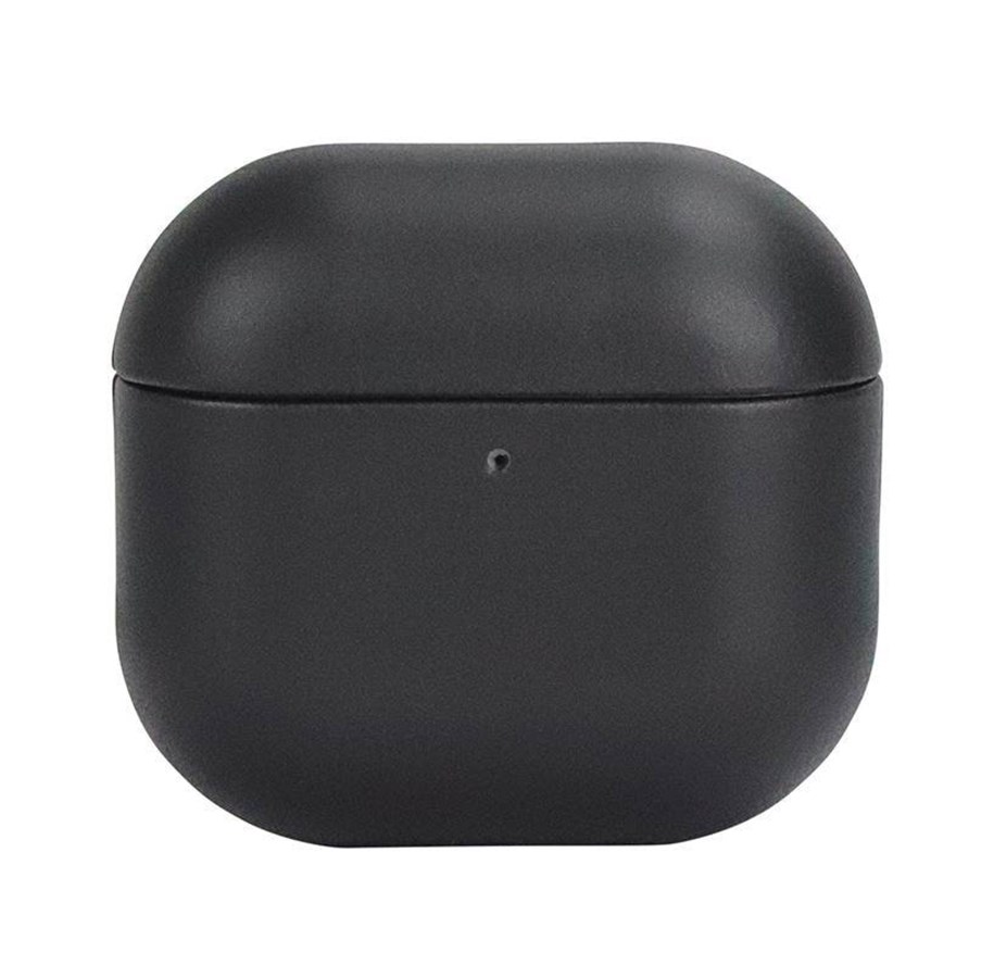 Handys - Anderes Zubehör - Mobile Origin Leather Case - black - AirPods 4 - LC-AP-BLK-01