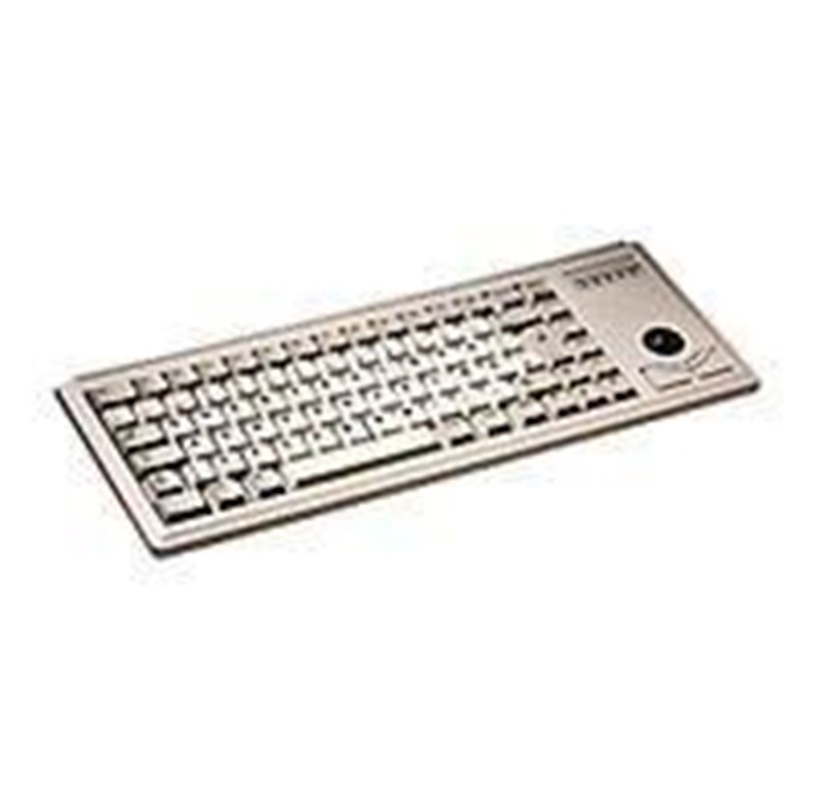 Tastaturen - Cherry Compact-Keyboard G84-4400 - keybo - Tastaturen - Französisch - Grau - G84-4400LPBFR