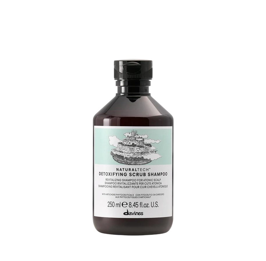 Haircare - Davines - Natural Tech Detox Shampoo – 250 ml. - 8004608256533